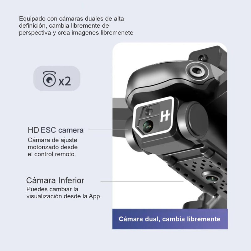 🛩️ Nuevo Dron PRO Doble Camara + Maletín de Regalo y 2 Baterias Extra - ⏰ ÚLTIMO DÍA DE OFERTA ⏰