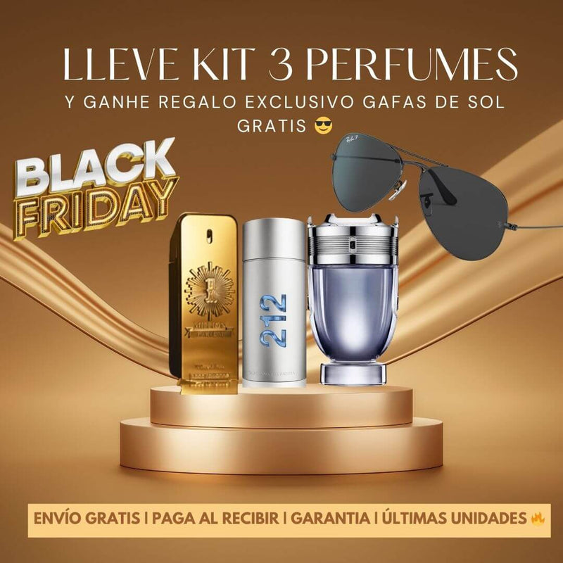 Combo 3 perfumes y lleve GRATIS unas gafas de sol exclusiva 😎  SE AGOTA RÁPIDO 🔥