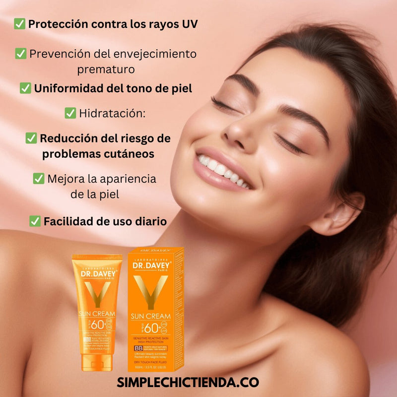 Protector Solar efecto base DR.DAVEY 🤩 AntiEnvejecimiento [ÚLTIMAS UNIDADES] - Simple Chic Tienda